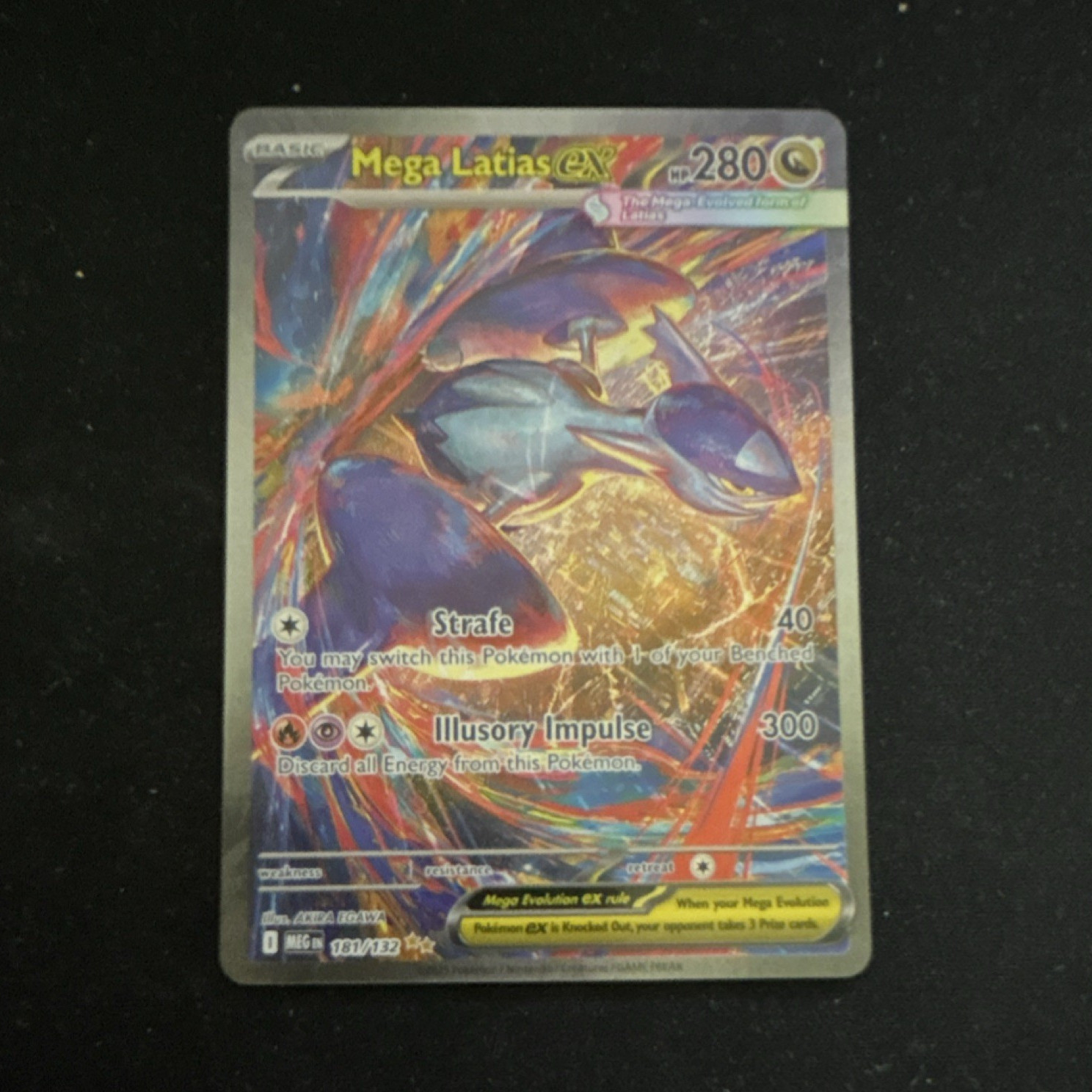 Pokémon Mega Latias EX Evolutions 181/132 Full Art Holo Rare English
