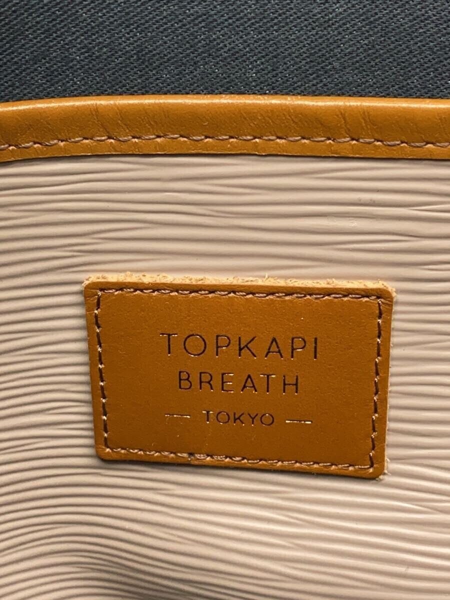 TOPKAPI Enamel Shoulder Bag Solid Beige Used - image 5