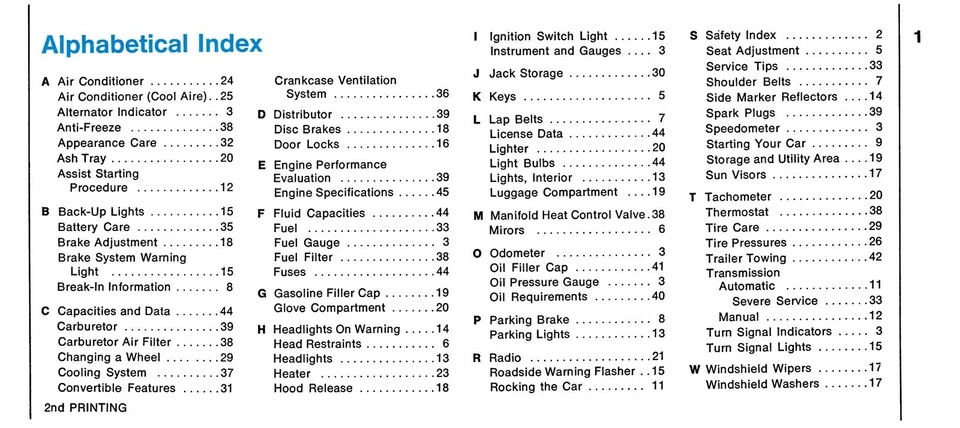 Plymouth Barracuda 1969 manual del propietario Foto 3 de 4