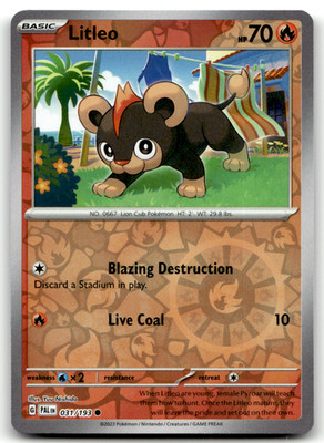 Litleo Common SV02: Paldea Evolved 031/193 LP