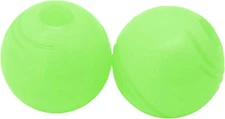 Glow in the Dark Fetch Balls 2 Pack 2.5 Inch Pet Toy for Dogs