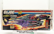 Cobra Mamba W  Box 100  Complete GI Joe 1987 Hasbro Action Figure Vehicle