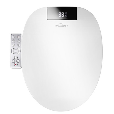 #ad Heated Toilet Bidet Seat Warm Water Hot Air Dry Self Cleaning Soft Close Lid $200.00