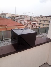 Televisione Brionvega Cubo Glass