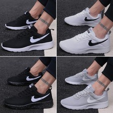 Mens Womens Sports Shoes Running Trainers Casual Lace up Walking Gym Sneakers UK