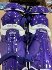 Rawlings Baseball Leg Protectors Model LG950X Color Purple Brand New Size 12-15