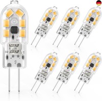 G4 Led Lampen, 2W 12V G4 Led Birnen, Warmweiß 3000K, 180LM, Ersatz FüR 20W Halog