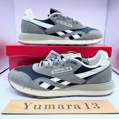 Reebok Classic Nylon 89 Suede Grey Black 100245076 Men's Size | eBay