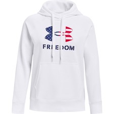 Under Armour 1370026 Women's UA Freedom Rival Hoodie - White - X-Small