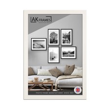 Modern Photo Frames ? Black, Oak, Nut, White ? A1 to A5 ? Poster & Picture Frame