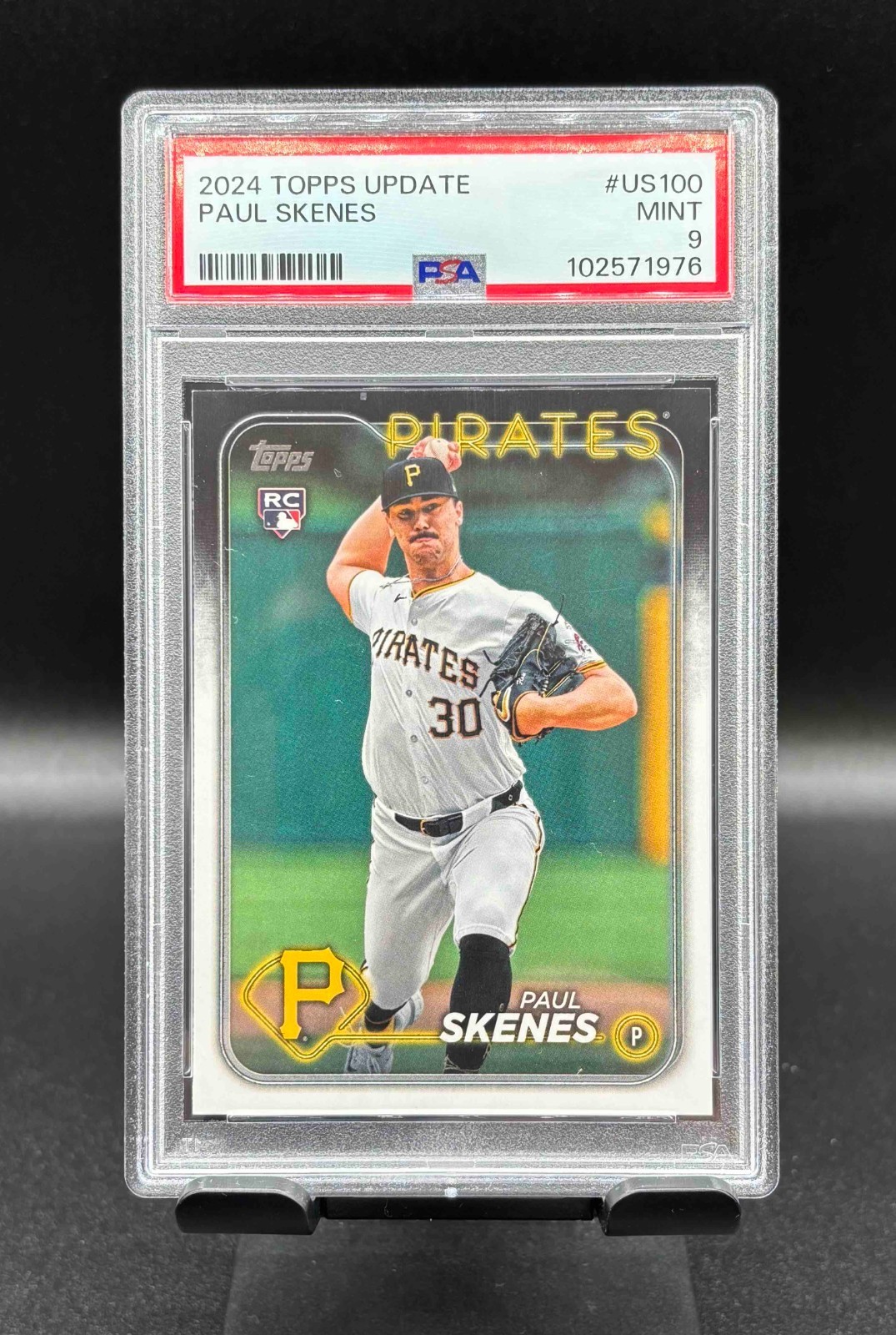 2024 Topps Update Series - Paul Skenes #US100  (RC) PSA 9