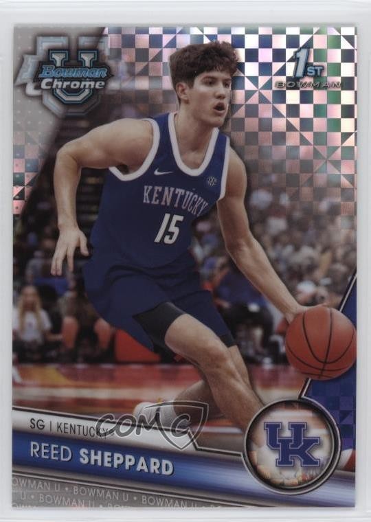 2023-24 Bowman U Chrome X-Fractor Reed Sheppard #45 1cz3