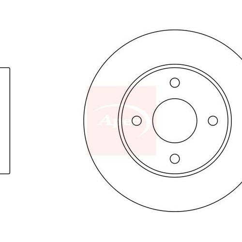 APEC Brake Disc DSK2348