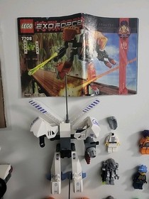 Lego Exo Force Lot 8102, 7708, 7705,7713, And Minifigures