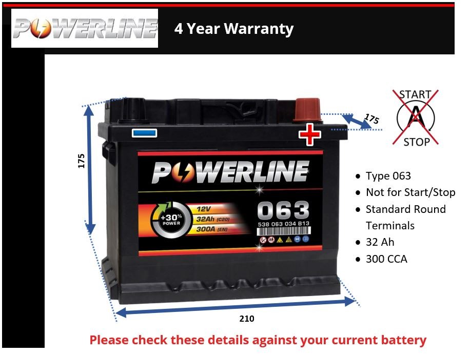 Battery fits NISSAN NOTE ALMERA MICRA PRIMERA KUBISTAR ALMERA TINO 063