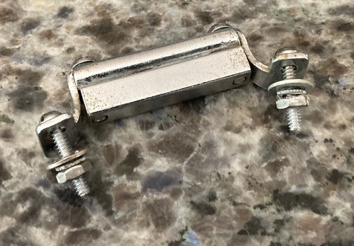 Vintage 1950s 60s Slingerland 2" Snare Drum Butt Plate Butt Strainer End Chrome - 第 9/10 張圖片