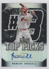 2020 Leaf Metal Draft Top Picks Black Rainbow 4/15 Robert Hassell III Auto 02d2