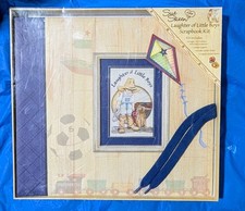 Sue Skeen Laughter of Little Boys 12x12 Scrapbook Album Kit   New Old Stock
