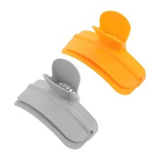 2 Pcs Anti-spill Edge Funnel Funnels for Liquids Pot Drainer Clip on