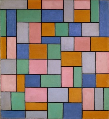 Theo Van Doesburg Composition in Dissonances 1919 De Stijl Abstract Art Print