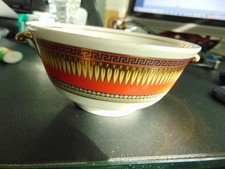 VERSACE BY ROSENTHAL, GERMANY "ICONIC HEROES" BOWL. STUNNING 