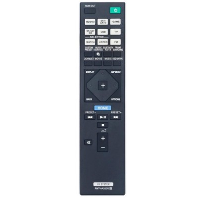 -AA320U RMTAA320U Ersatzfernbedienung für  AV-Receiver STR-ZA810ES STR-D5409