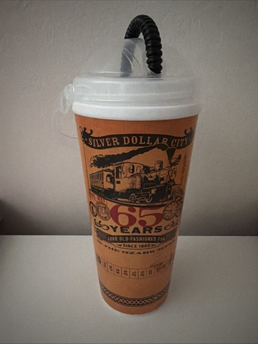 2025 Silver Dollar City Branson, MO Insulated Cup Tumbler W/ Lid 65 Years