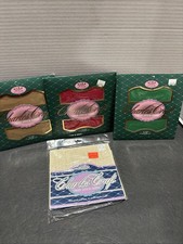 Lot Of  4 Charles Craft 14 Count Cross Stitch Fabric - Natural