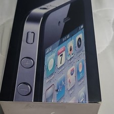 Apple iPhone 4 Black Bar Style Smartphone Retail Box Genuine Packaging