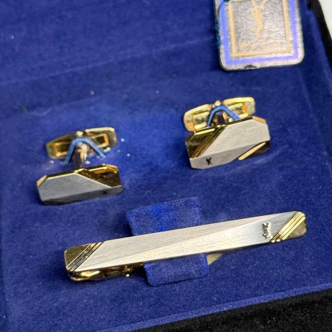 Dior Saint Laurent Burberry Cufflinks Tie Pin Collection Set thumbnail 13
