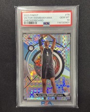 2023-24 Topps Finest Victor Wembanyama Checkerboard PSA 10 #76 Spurs RC Rookie