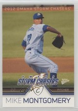 2012 MultiAd Sports Omaha Storm Chasers Mike Montgomery #18 0kz8