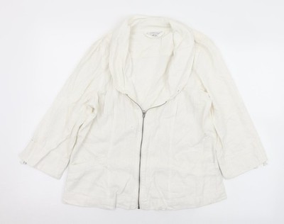 Signature Experican Damen Jacke weiß Größe M Reißverschluss