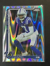 2025 Topps Chrome #129 Charvarius Ward - Raywave Refractor - Indianapolis Colts