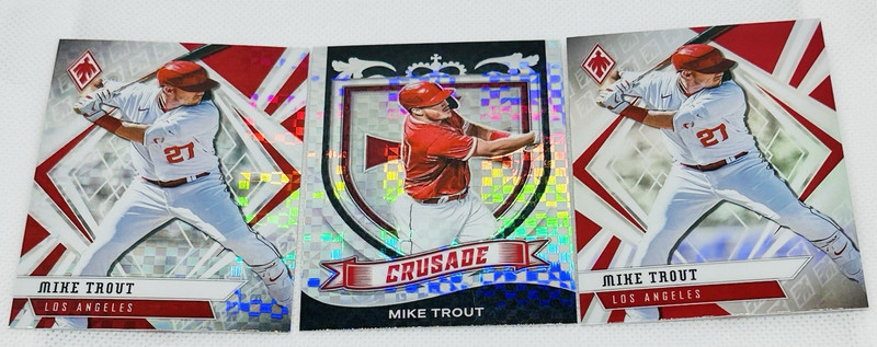 Panini Mike Trout Angels 2021 Chronicles Phoenix Crusade #19 Card Lot - 3
