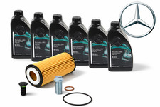 6L Original Mercedes AMG 0W40 Motor&ouml;l + Bosch &Ouml;lfilter f&uuml;r A CLA GLA 45AMG M133