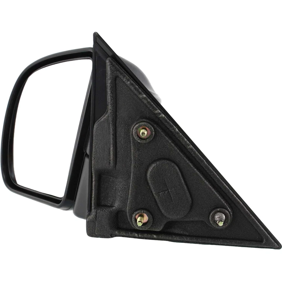 Espelho retrovisor lateral manual texturizado preto lado esquerdo do motorista para Blazer S10 Jimmy - Imagem 3 de 4