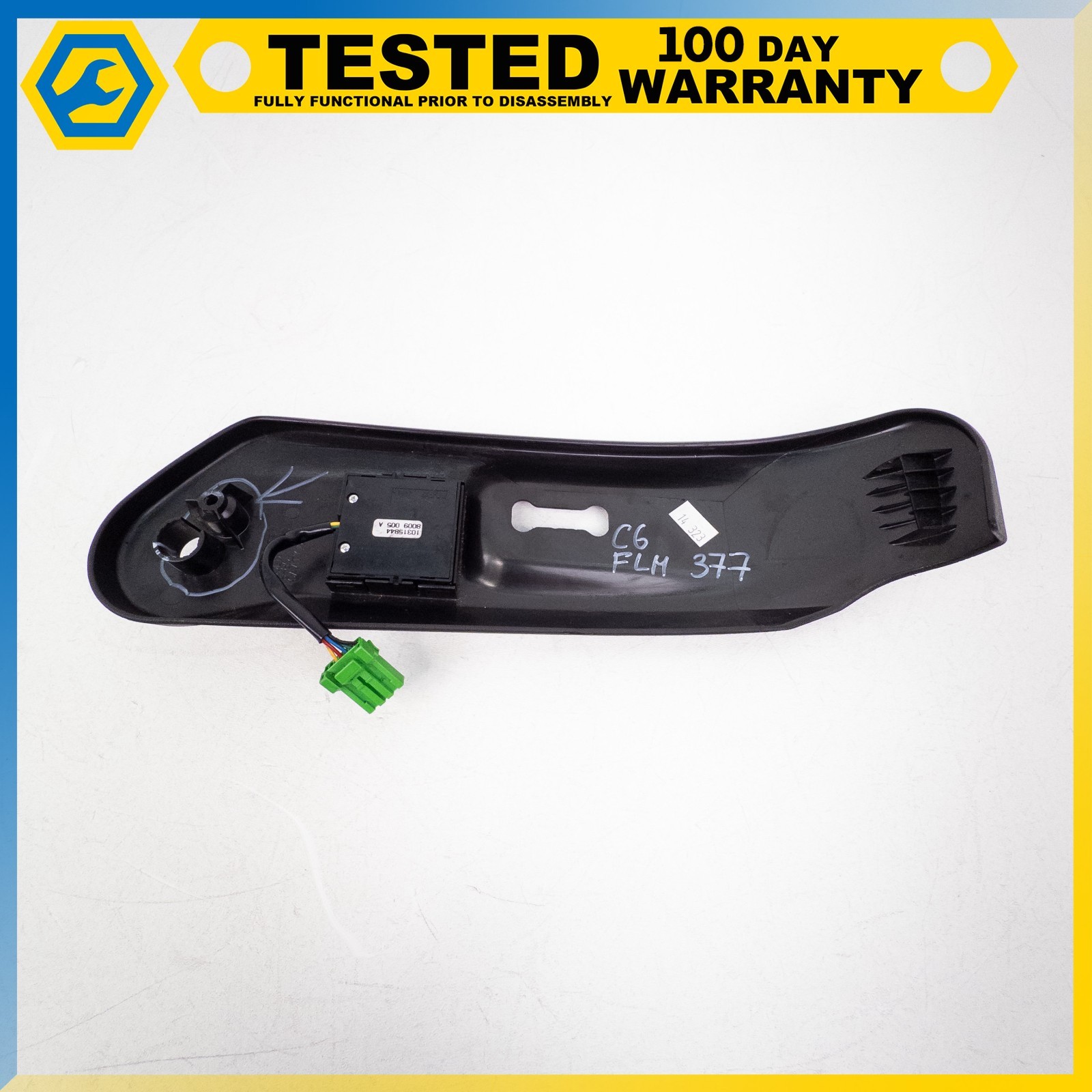 05-11 CHEVROLET CORVETTE C6 FRONT LEFT SEAT CUSHION PANEL SWITCH ASSEMBLY OEM