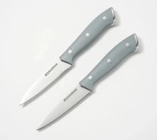 Zakarian by Dash 2-Piece Paring Knife Set- Cool Gray
