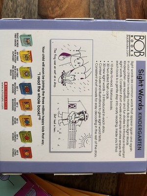 Bob Books - Sight Words Kindergarten Box Set Phonics, Ages 4 and up