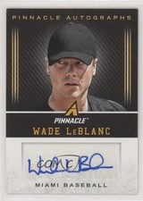 2013 Panini Pinnacle Auto Wade LeBlanc #WL Auto 0k6a
