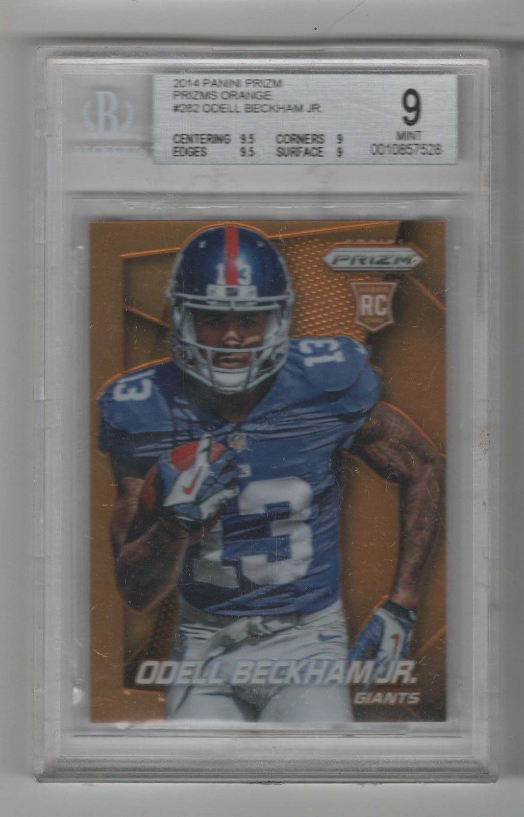 ODELL BECKHAM JR 2014 RC PRIZM ORANGE PRIZM #282