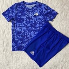 Youth adidas Soccer Shorts T-Shirt Set Outfit, Small 8