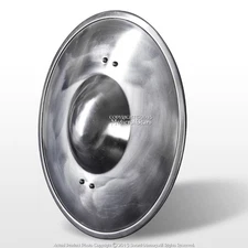 16G Steel 12" Functional Archer Buckler Rapier Medieval Combat Shield SCA LARP