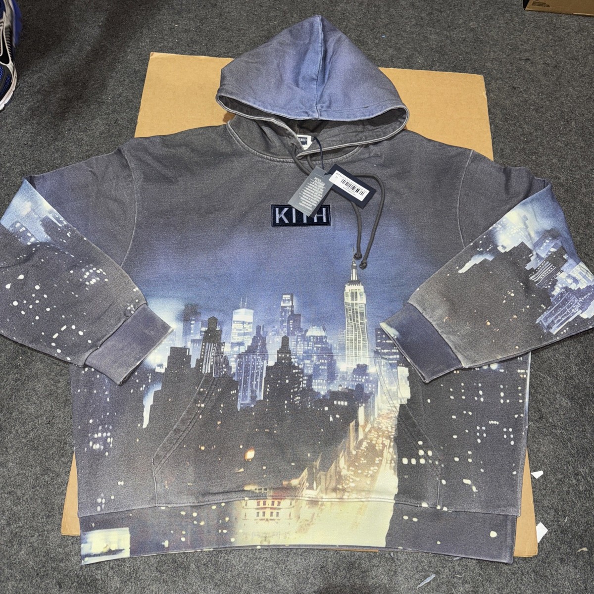 Kith New York to the World パーカー Kith NY to the World Nelson Hoodie 2025 Black Men's Size XL