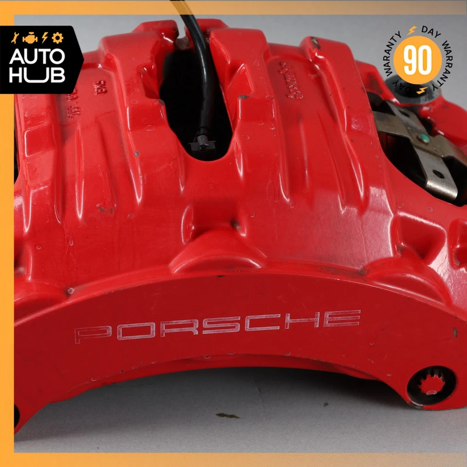 Juego de pinzas de freno delanteras 10-18 Porsche Macan 95B Cayenne 7PP615123 OEM 72k Foto 4 de 4