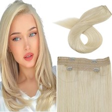 Sunny Hair FISHLINE 14" Light Blonde Wire Human Hair Extensions FP 60
