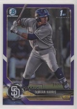 2018 Bowman Draft Chrome Purple Refractor 92/250 Jawuan Harris #BDC-85 s3g