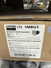 Dayton Electric 1mbg3 Ac Parallel Shaft Gearmotor 1316hp 1