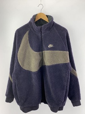 NIKE Reversible Fleece Jacket Bora Blouson XXL Polyester PUP HO210509SIV